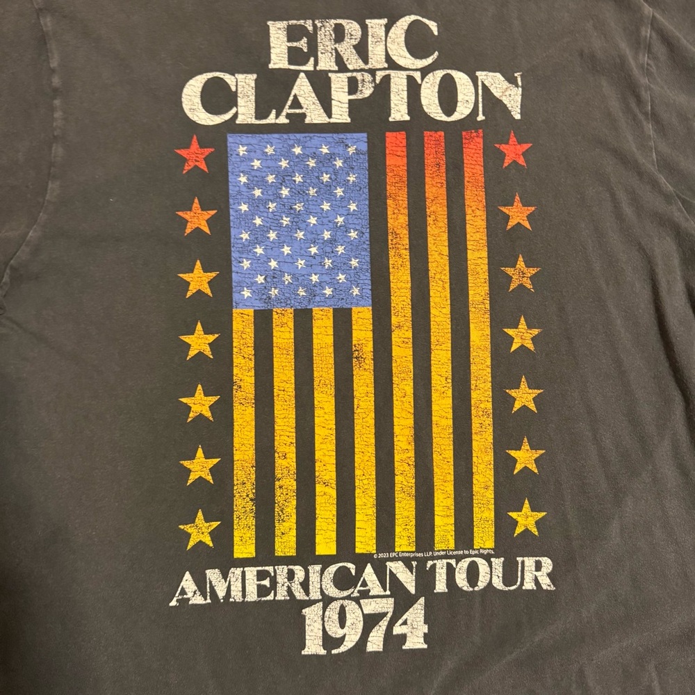 Eric Clapton 1974 Tour Tee - Picture 7 of 7